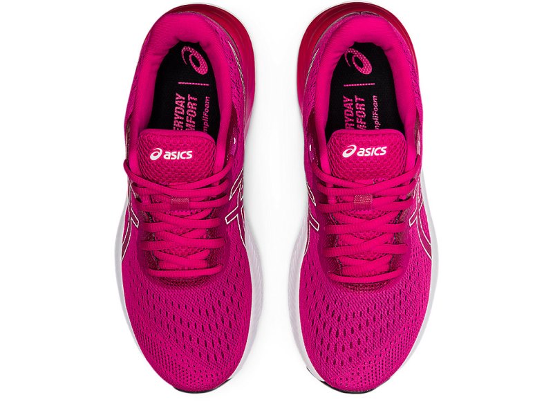 Women's Asics Gel-eXCite 8 Running Shoes Pink Rave/White Canada | CA4455-166