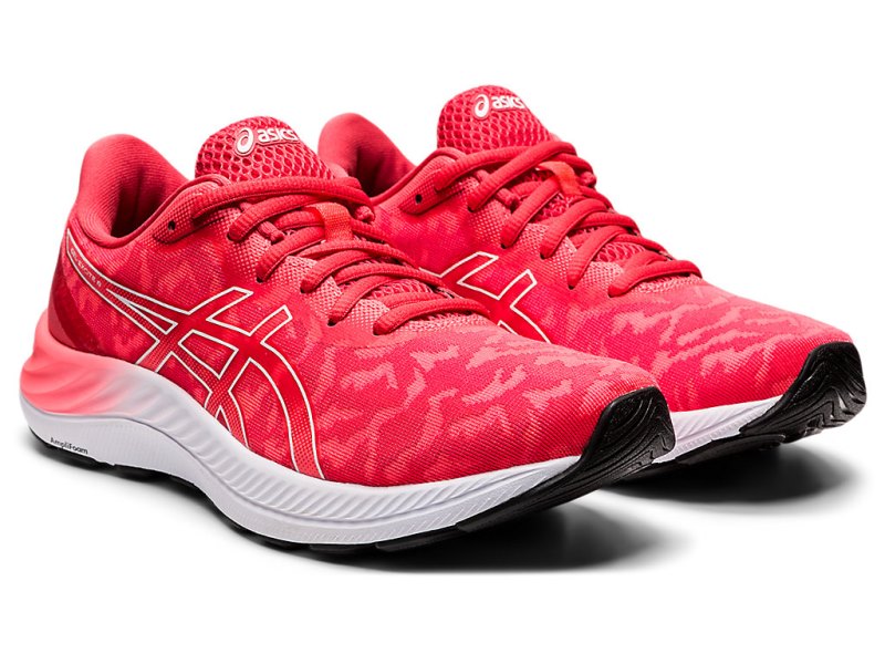 Women's Asics Gel-eXCite 8 Running Shoes Pink Grapefruit/White Canada | CA4498-130