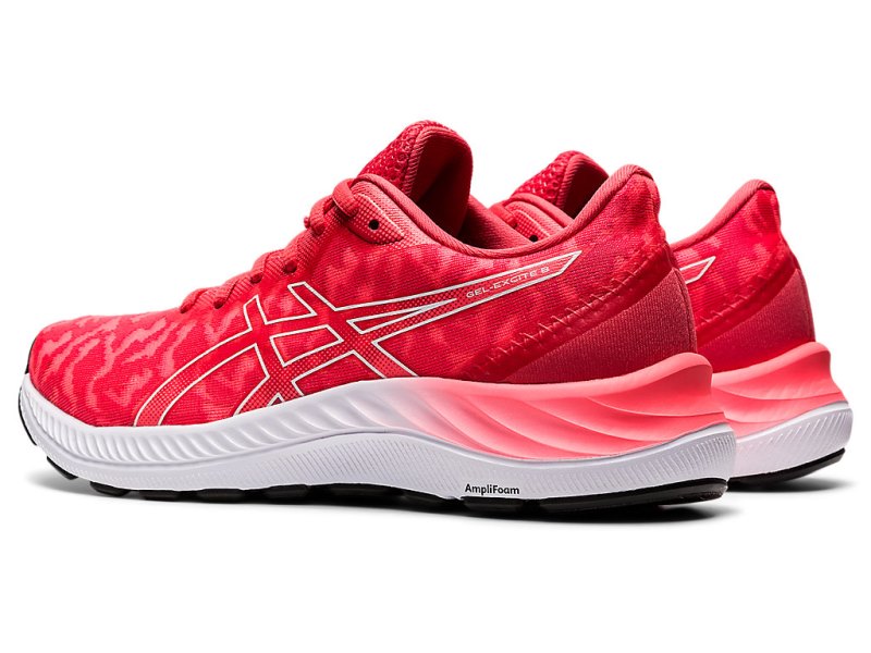 Women's Asics Gel-eXCite 8 Running Shoes Pink Grapefruit/White Canada | CA4498-130