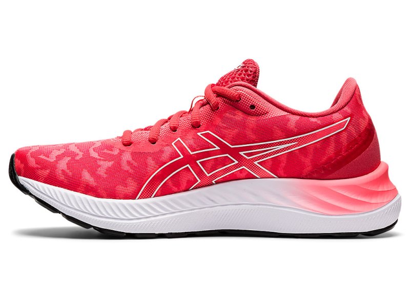 Women's Asics Gel-eXCite 8 Running Shoes Pink Grapefruit/White Canada | CA4498-130