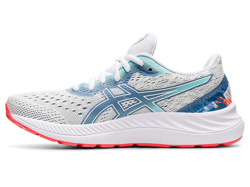 Women's Asics Gel-eXCite 8 Running Shoes White/White Canada | CA9447-502