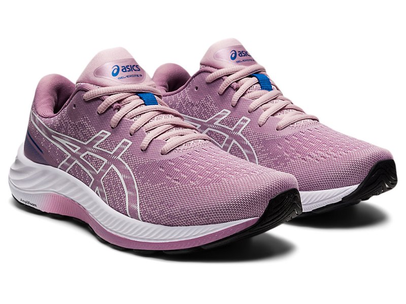 Women's Asics Gel-eXCite 9 Running Shoes Barely Rose/White Canada | CA1479-945