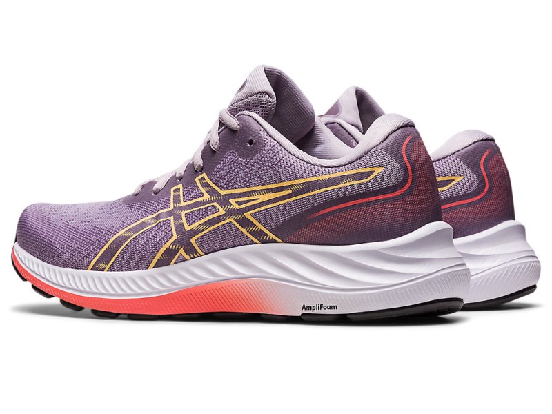 Women's Asics Gel-eXCite 9 Running Shoes Violet Quartz/Light Orange Canada | CA1781-969