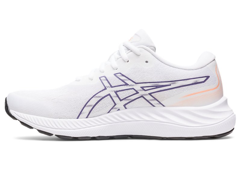 Women's Asics Gel-eXCite 9 Running Shoes White/Dusty Purple Canada | CA3595-874