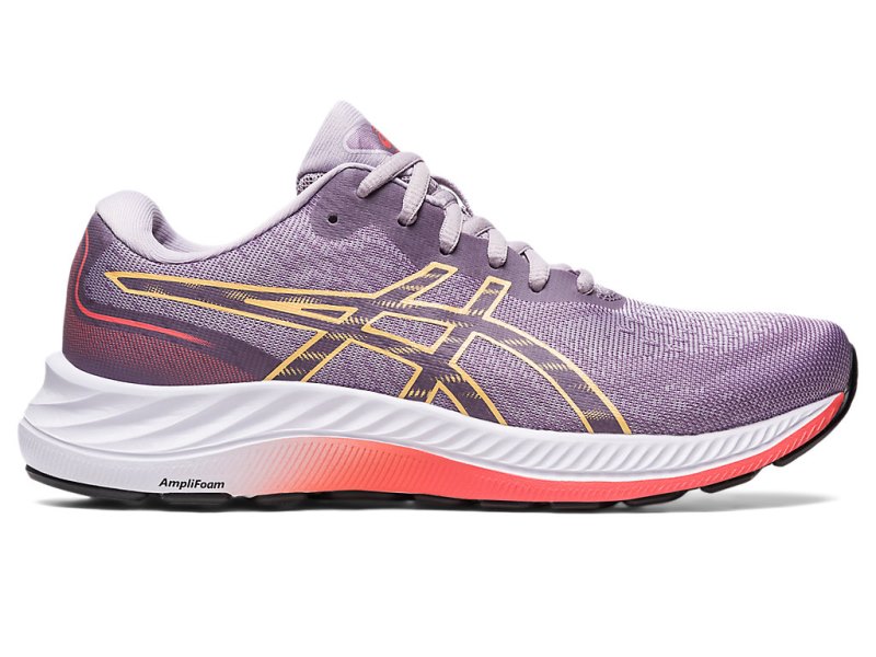 Women\'s Asics Gel-eXCite 9 Running Shoes Violet Quartz/Light Orange Canada | CA5184-796