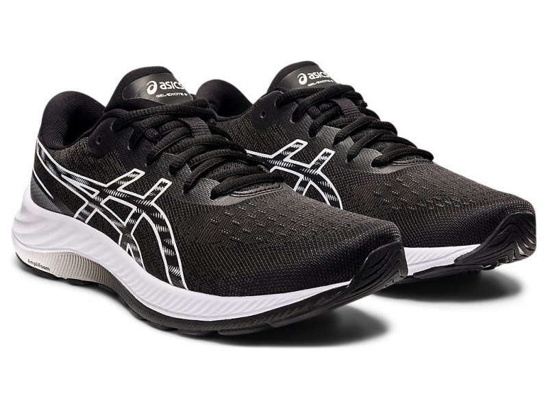 Women's Asics Gel-eXCite 9 Running Shoes Black/White Canada | CA5538-962