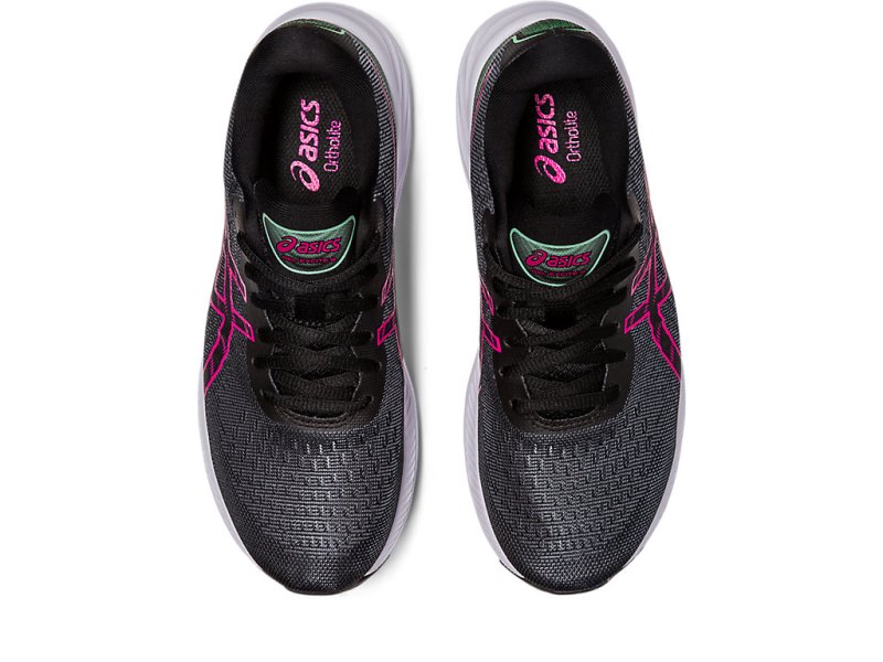 Women's Asics Gel-eXCite 9 Running Shoes Black/Pink Rave Canada | CA5959-891