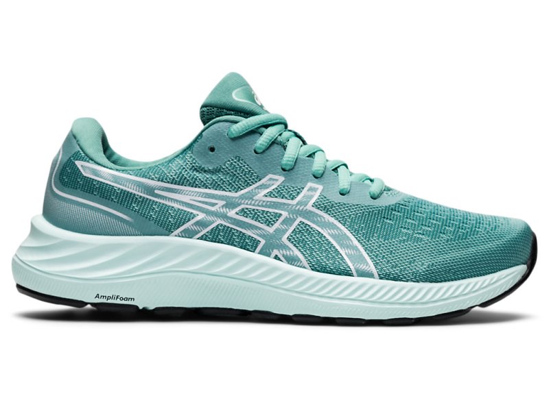 Women\'s Asics Gel-eXCite 9 Running Shoes Oasis Green/White Canada | CA6306-454