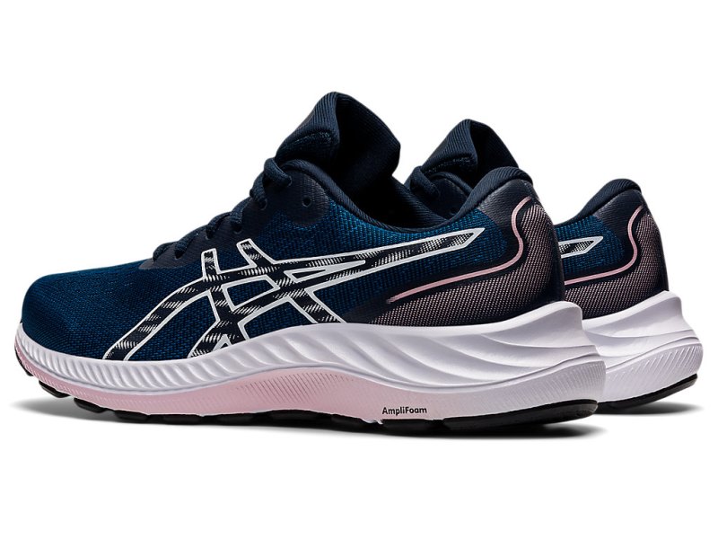 Women's Asics Gel-eXCite 9 Running Shoes Mako Blue/White Canada | CA7301-710