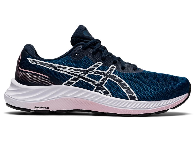 Women\'s Asics Gel-eXCite 9 Running Shoes Mako Blue/White Canada | CA7301-710