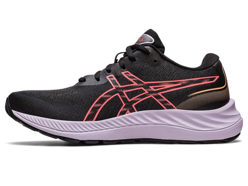 Women's Asics Gel-eXCite 9 Running Shoes Black/Papaya Canada | CA8353-528