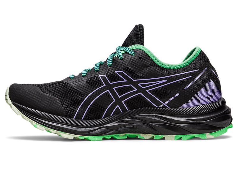 Women's Asics Gel-eXCite Trail Running Shoes Black/Digital Violet Canada | CA4330-624