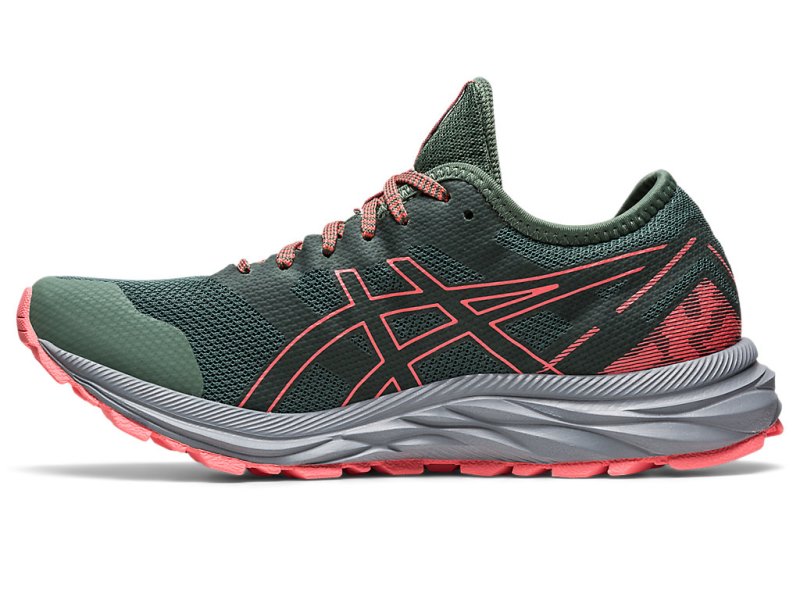 Women's Asics Gel-eXCite Trail Running Shoes Ivy/Papaya Canada | CA5226-038