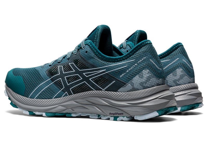 Women's Asics Gel-eXCite Trail Running Shoes Misty Pine/Soft Sky Canada | CA6056-233