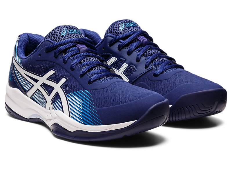 Women's Asics Gel-game 8 Tennis Shoes Dive Blue/White Canada | CA9000-759