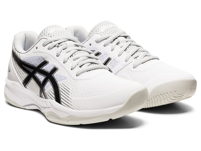 Women's Asics Gel-game 8 Tennis Shoes White/Black Canada | CA1319-512