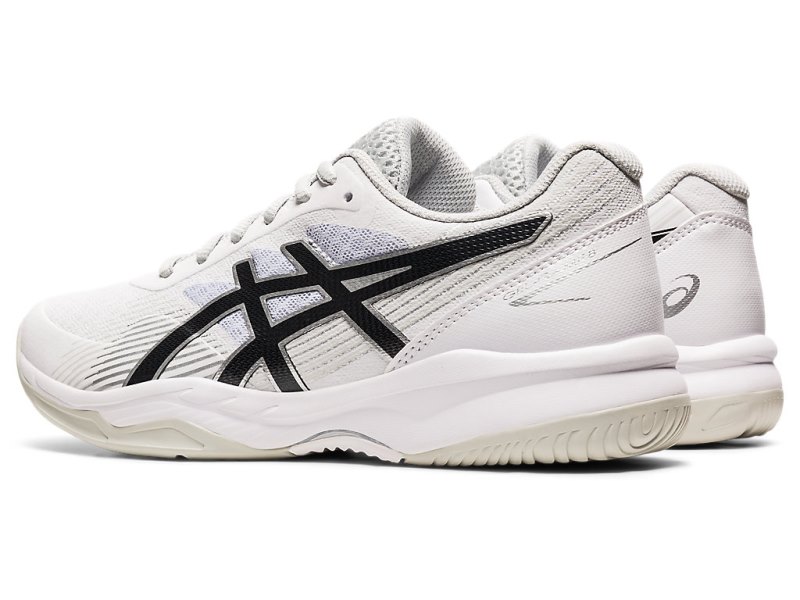 Women's Asics Gel-game 8 Tennis Shoes White/Black Canada | CA1319-512