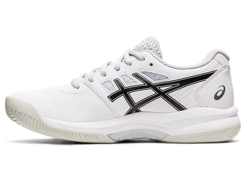 Women's Asics Gel-game 8 Tennis Shoes White/Black Canada | CA1319-512