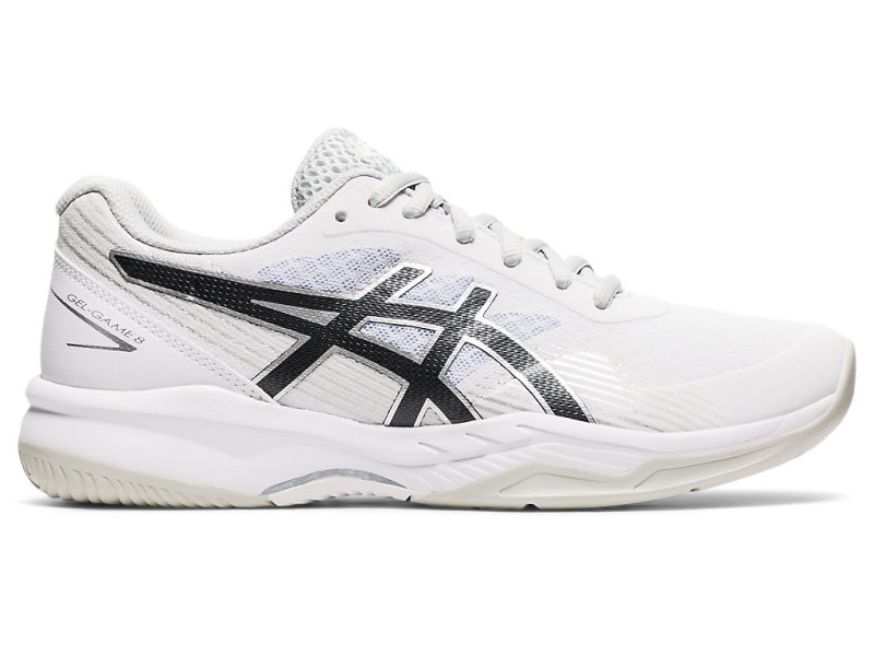 Women\'s Asics Gel-game 8 Tennis Shoes White/Black Canada | CA1319-512