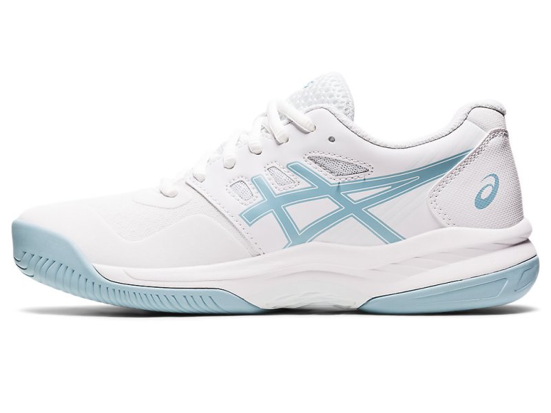 Women's Asics Gel-game 8 Tennis Shoes White/Smoke Blue Canada | CA2114-417