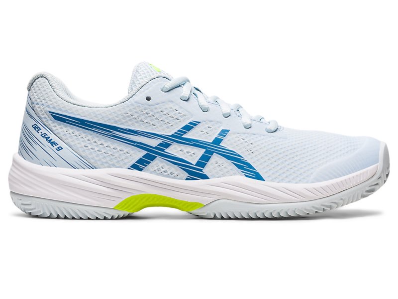 Women\'s Asics Gel-game 9 Clay/Oc Tennis Shoes Sky/Reborn Blue Canada | CA2714-815