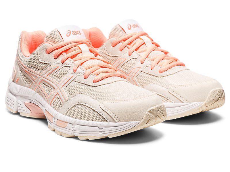 Women's Asics Gel-jOG Mc Sneakers Birch/Sun Coral Canada | CA5824-739