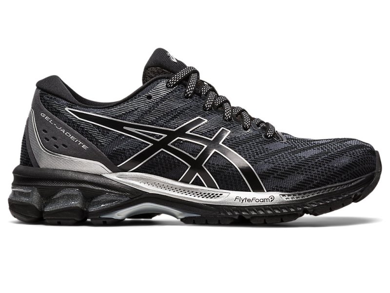 Women\'s Asics Gel-jadeite Running Shoes Black/Pure Silver Canada | CA8200-029