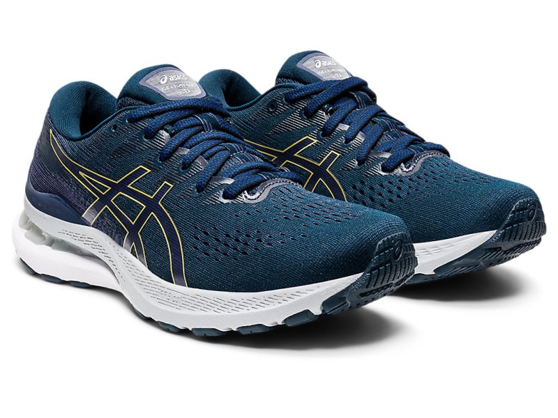 Women's Asics Gel-kayano 28 (D) Running Shoes French Blue/Thunder Blue Canada | CA0632-698