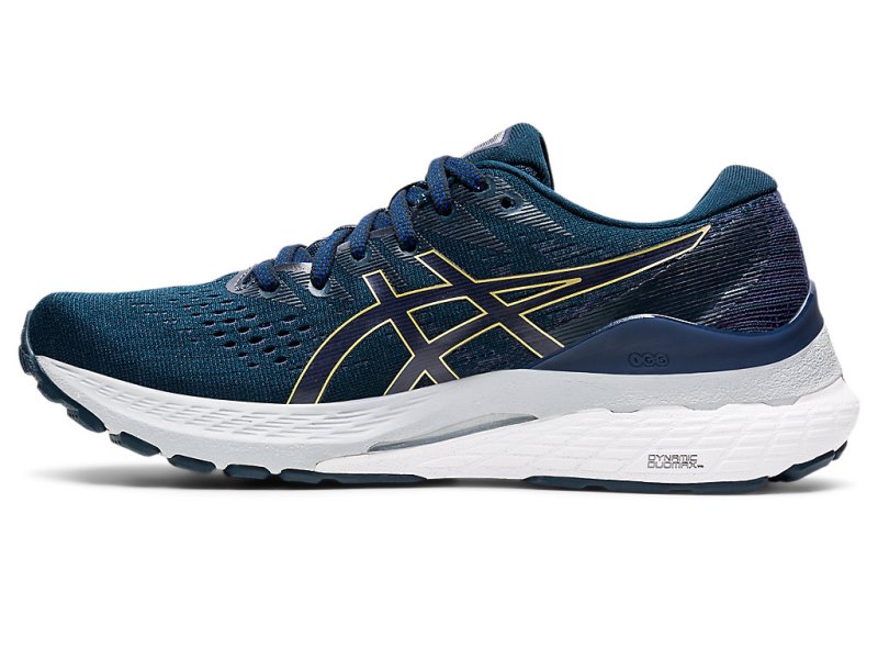 Women's Asics Gel-kayano 28 (D) Running Shoes French Blue/Thunder Blue Canada | CA0632-698