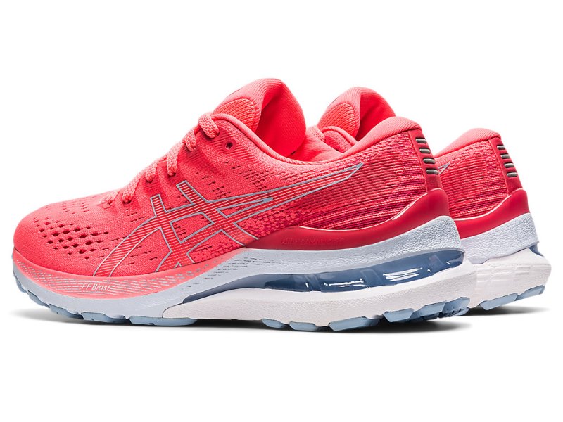 Women's Asics Gel-kayano 28 Running Shoes Blazing Coral/Mist Canada | CA3415-826