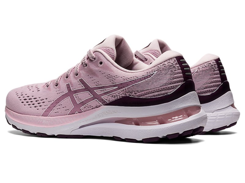 Women's Asics Gel-kayano 28 Running Shoes Barely Rose/White Canada | CA5926-451