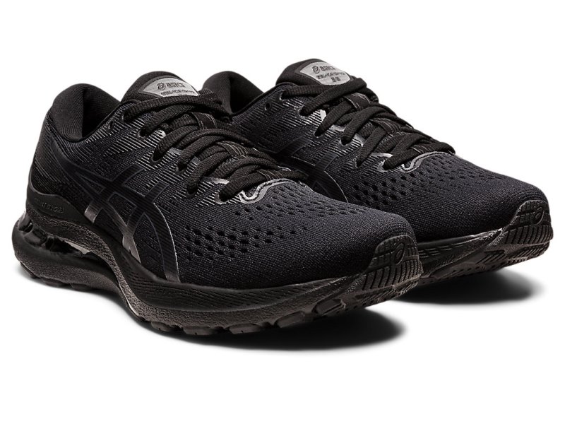 Women's Asics Gel-kayano 28 Running Shoes Black/Graphite Grey Canada | CA6541-029