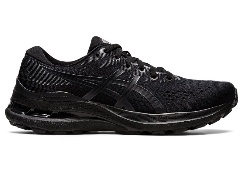 Women\'s Asics Gel-kayano 28 Running Shoes Black/Graphite Grey Canada | CA6541-029