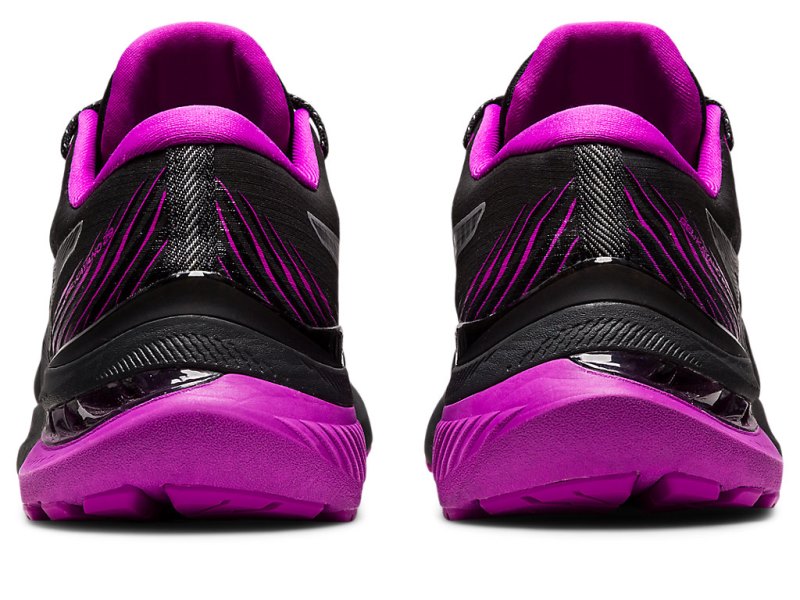 Women's Asics Gel-kayano 29 Lite-show Running Shoes Black/Orchid Canada | CA6680-250