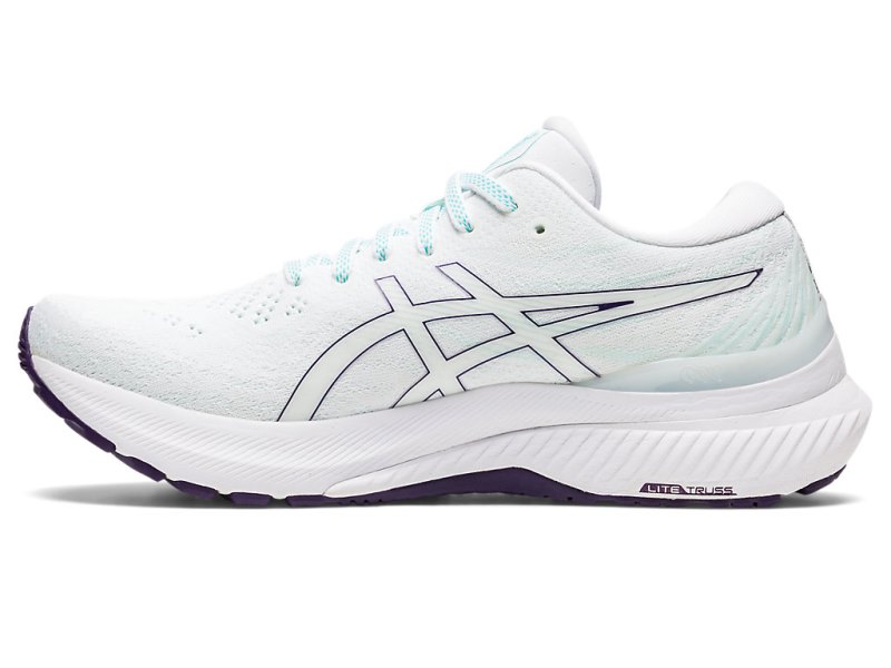 Women's Asics Gel-kayano 29 Running Shoes White/Sea Glass Canada | CA0470-523