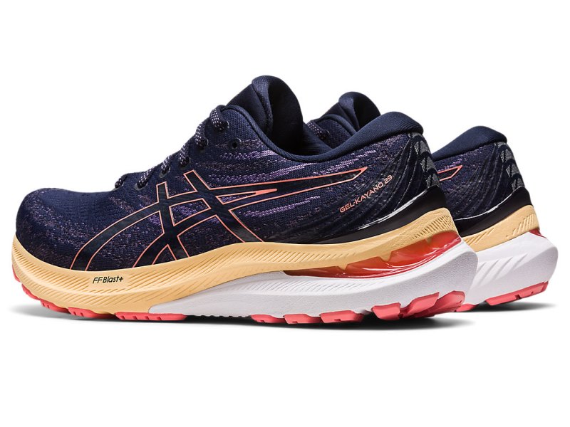 Women's Asics Gel-kayano 29 Running Shoes Midnight/Papaya Canada | CA0928-524