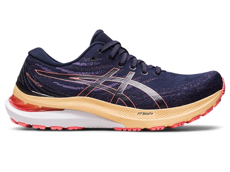 Women\'s Asics Gel-kayano 29 Running Shoes Midnight/Papaya Canada | CA0928-524