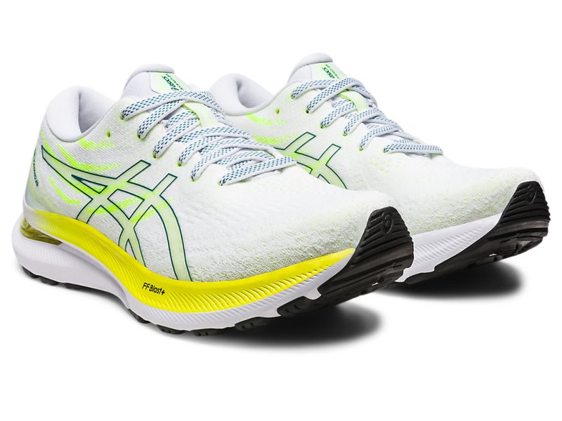 Women's Asics Gel-kayano 29 Running Shoes White/Velvet Pine Canada | CA4204-989