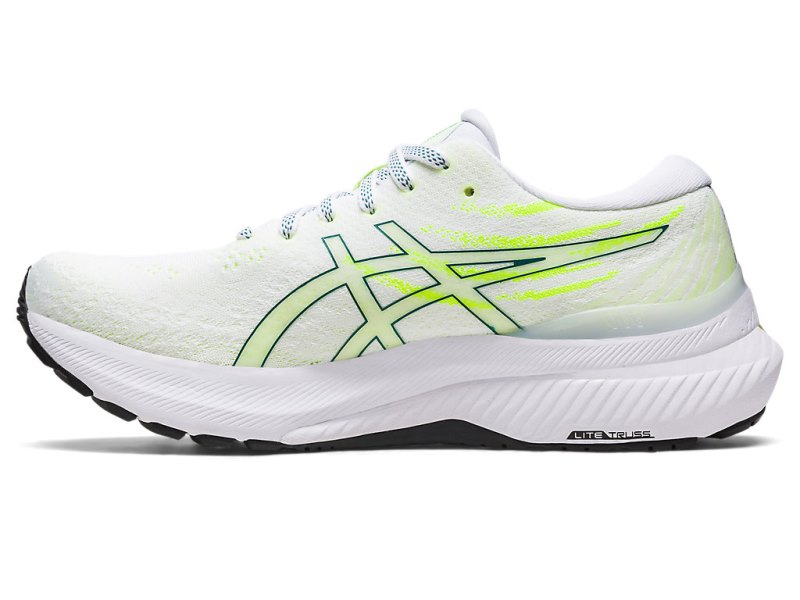 Women's Asics Gel-kayano 29 Running Shoes White/Velvet Pine Canada | CA4204-989