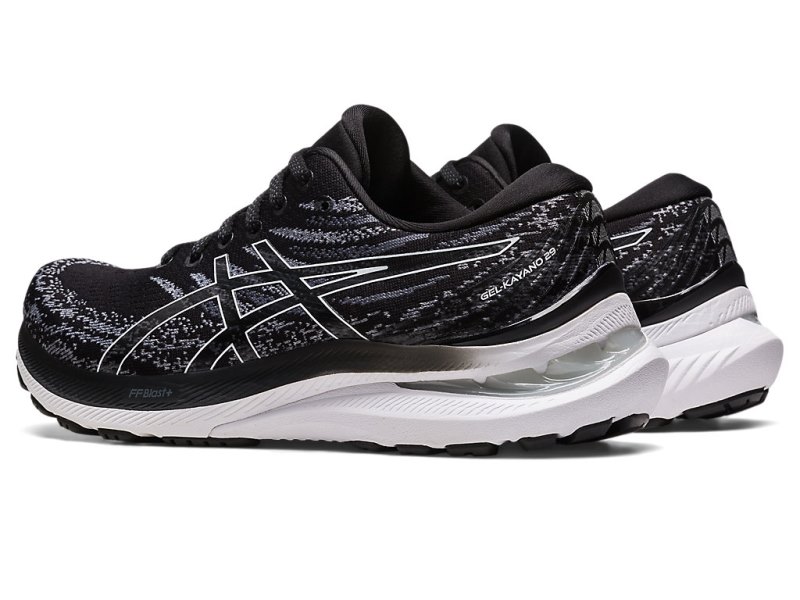 Women's Asics Gel-kayano 29 Running Shoes Black/White Canada | CA4563-481