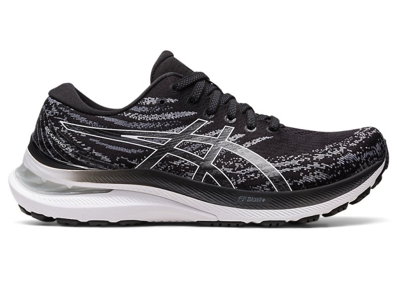 Women\'s Asics Gel-kayano 29 Running Shoes Black/White Canada | CA4563-481