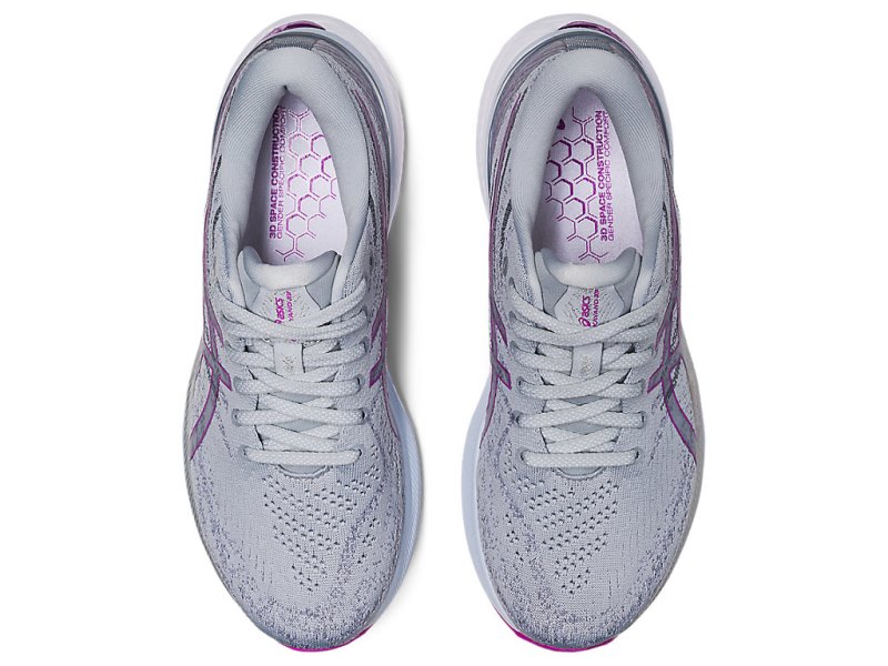 Women's Asics Gel-kayano 29 Running Shoes Piedmont Grey/Orchid Canada | CA6497-380