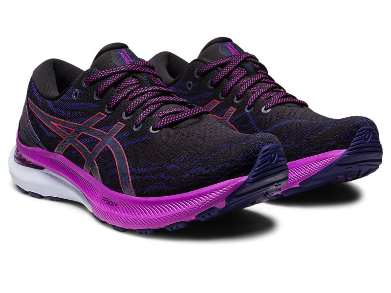 Women's Asics Gel-kayano 29 Running Shoes Black/Red Alert Canada | CA8368-229