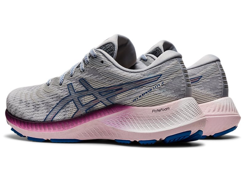 Women's Asics Gel-kayano Lite 2 Running Shoes Piedmont Grey/Lake Drive Canada | CA5408-621