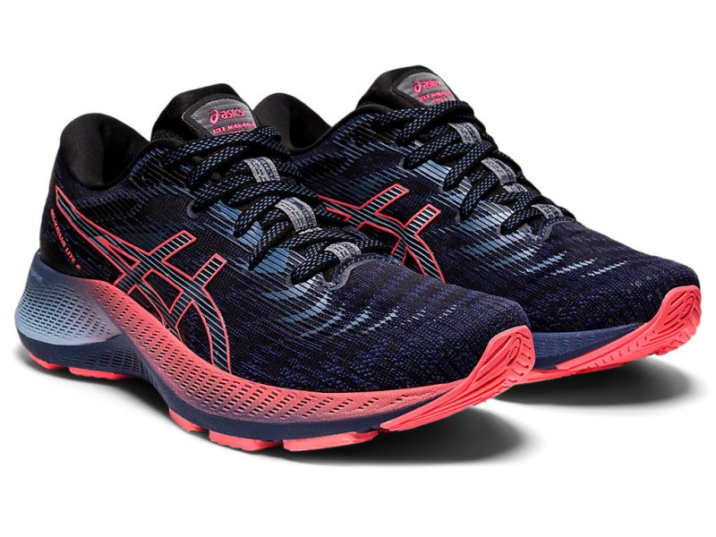 Women's Asics Gel-kayano Lite 2 Running Shoes Thunder Blue/Blazing Coral Canada | CA6101-839