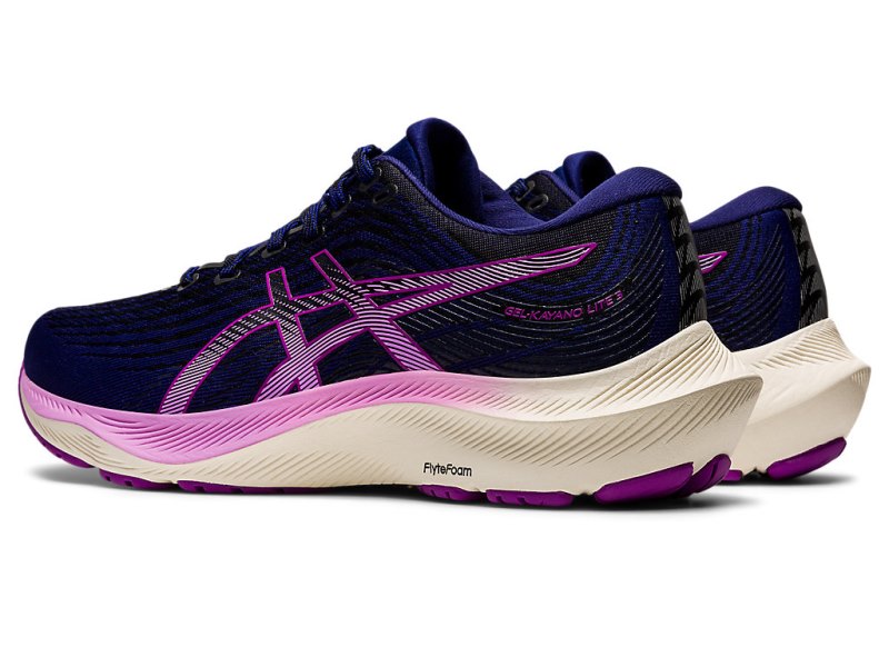 Women's Asics Gel-kayano Lite 3 Running Shoes Dive Blue/Orchid Canada | CA9485-035