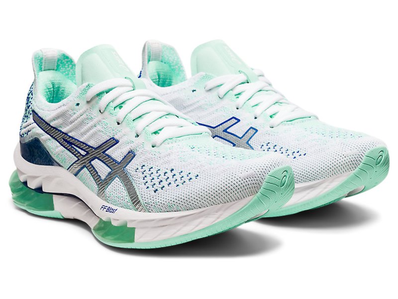 Women's Asics Gel-kinsei Blast Running Shoes White/Pure Silver Canada | CA5331-621