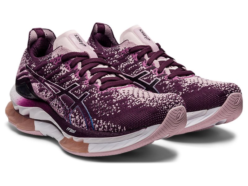 Women's Asics Gel-kinsei Blast Running Shoes Deep Plum/Barely Rose Canada | CA6178-655