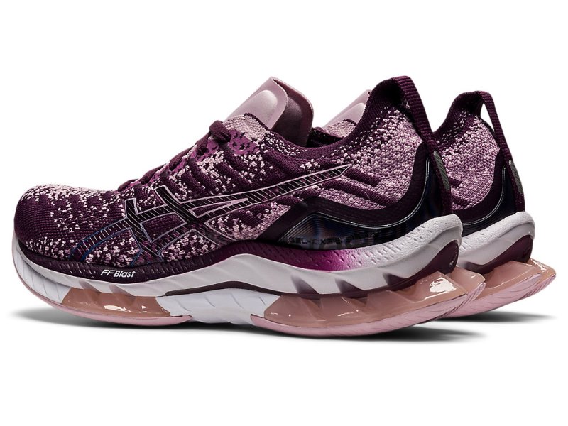 Women's Asics Gel-kinsei Blast Running Shoes Deep Plum/Barely Rose Canada | CA6178-655