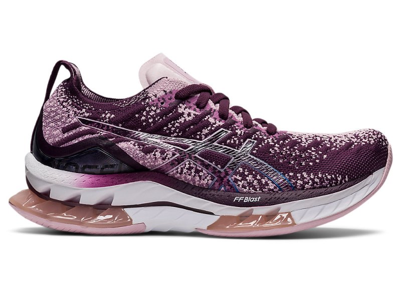 Women\'s Asics Gel-kinsei Blast Running Shoes Deep Plum/Barely Rose Canada | CA6178-655